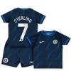 Officiële Voetbalshirt + Korte Broek Chelsea Sterling 7 Uit 2023-24 - Kids